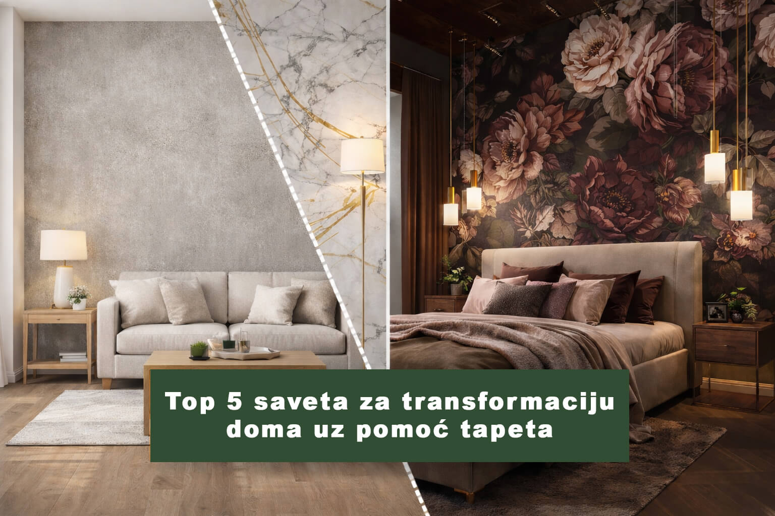 Top 5 saveta za transformaciju doma uz pomoć tapeta