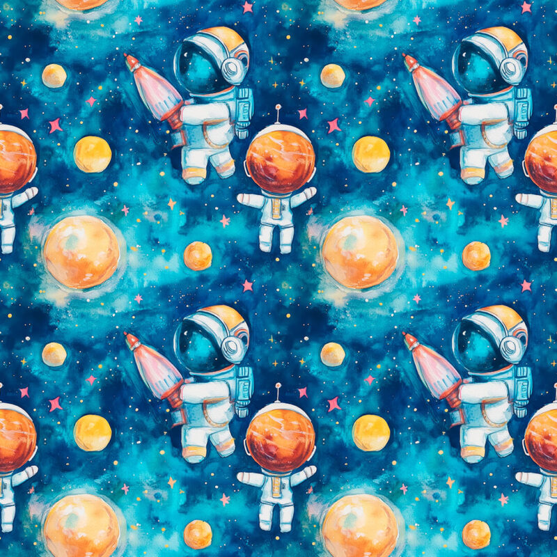 Mali astronaut dečija tapeta