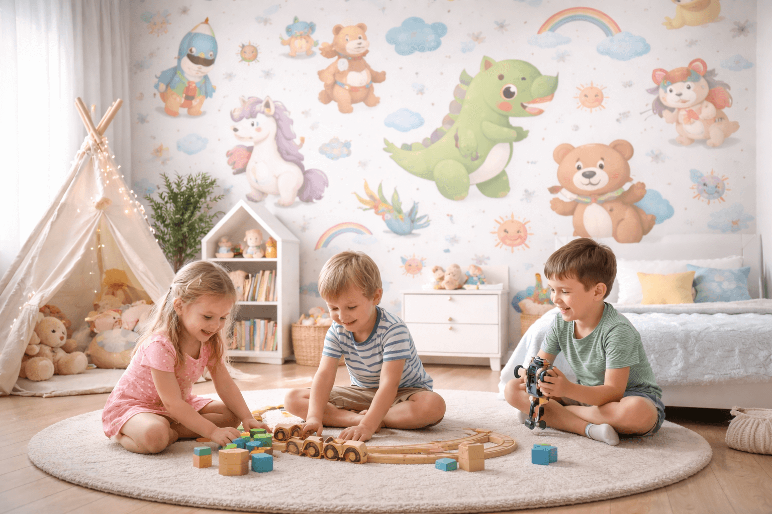 kako izabrati tapete za deciju sobu