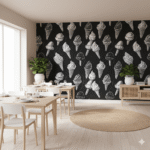 Ice cream kreda stil tapeta