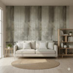 Patinirani panelni beton tapeta